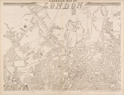 Lot 94 - London. Weller (Edward), London, published in 'The Weekly Dispatch Atlas', circa 1863