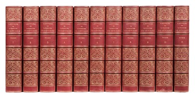 Lot 185 - Lettres de Marie de Rabutin-Chantal Marquise de Sévigné, 11 volumes, 1861