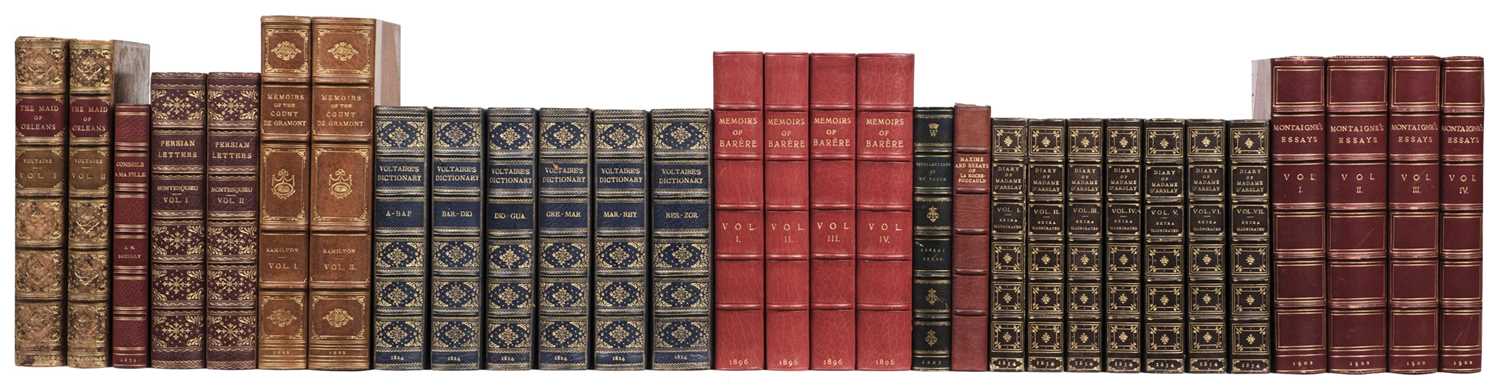 Lot 123 - Voltaire (Francois-Marie Arouet de). The Maid of Orleans..., 1822..., and others