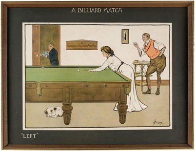 Lot 212 - Thackeray (Lance). A Billiard Match, set of four, 1902