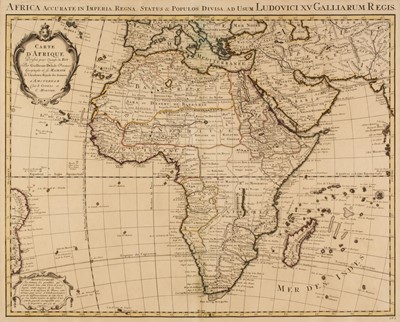 Lot 2 - Africa. Covens (J. & Mortier P.), Carte D'Afrique..., Amsterdam