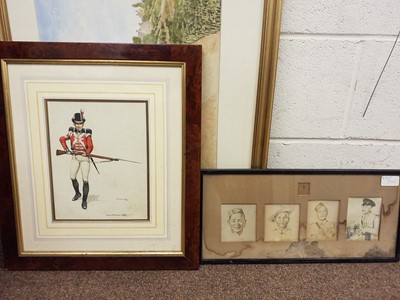 Lot 52 - Military & Marine. A collection of eleven prints & engravings, mostly 19th century