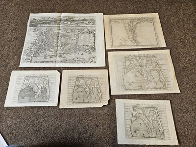 Lot 65 - India. A collection of 14 maps, 16th - 19th century