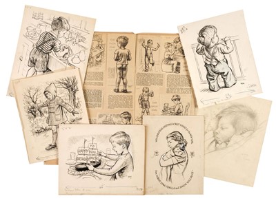 Lot 581 - Williams (Hubert, 1905-1989). Our Simon John, 1949-1955, a collection of original illustrations