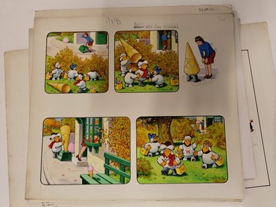 Lot 553 - Children's Annual artwork. A collection of original illustrations, 1970s-1980s, approx 70