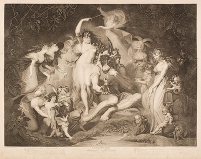 Lot 147 - Boydell (J. & J. publishers), Ninety plates from '..., Illustrations..., of Shakespeare, 1791 - 1802