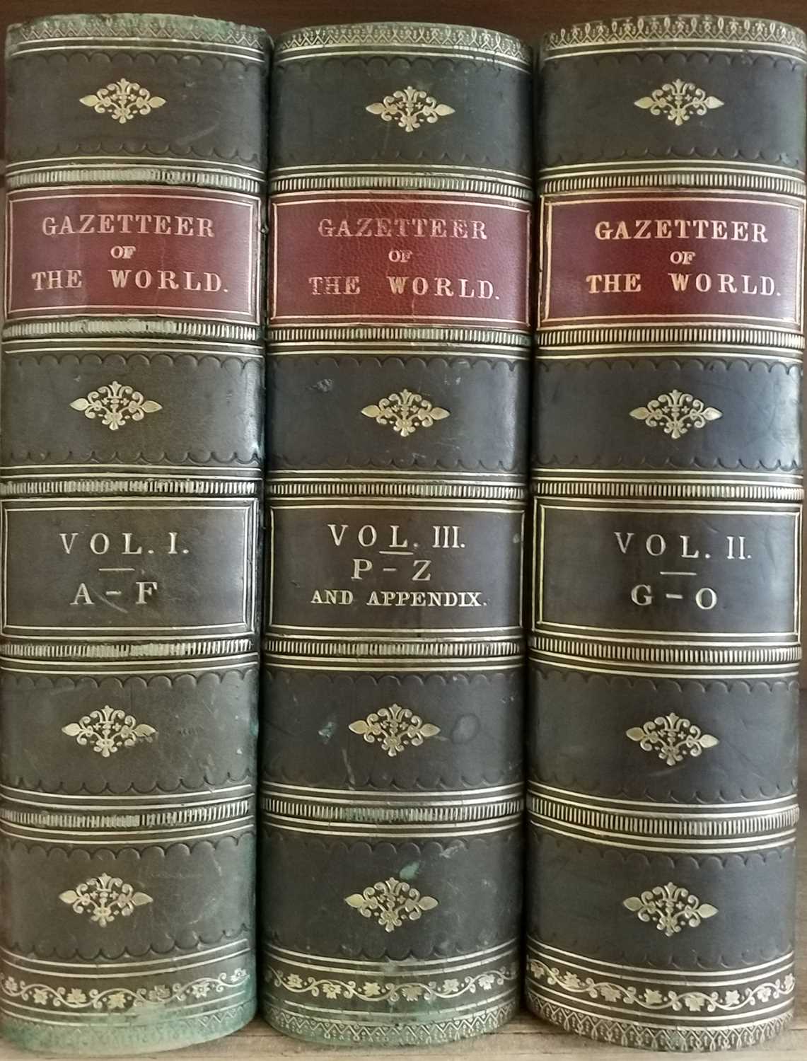 Lot 8 - Jack (Thomas C. publisher). The Gazetteer of the World..., 3 volumes, 1885
