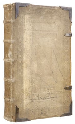 Lot 277 - German folio blind-stamped pigskin binding, attributed to Hans Armherr, Nuremberg, circa 1570