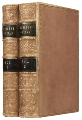 Lot 647 - Darwin (Charles). The Descent of Man, 2 volumes, 1st edition, 1871