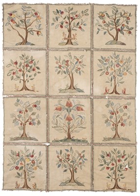 Lot 730 - Embroidered Panel. An Arts & Crafts panel, English, circa 1890