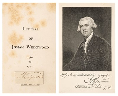 Lot 389 - Wedgwood (Josiah). Letters, edited by Katherine Eufemia, 3 volumes, 1903