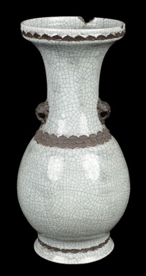 Lot 615 - Vase. A large Chinese Tiexiuhua vase, 19th century