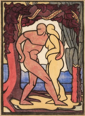 Lot 403 - Holland (Dudley, 1915-1956). Adam and Eve, circa 1930s