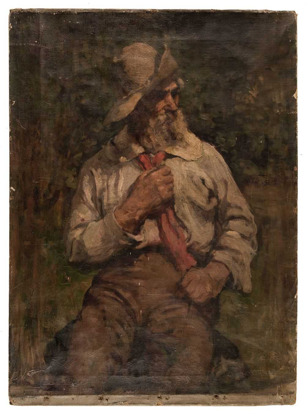 Lot 269 - Morrow (Edwin A., 1877–1952). Farm Labourer, 1901