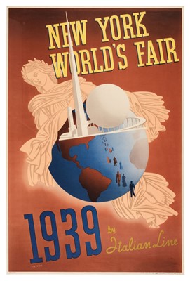 Lot 373 - Atherton (John, 1900-1952). New York World's Fair 1939 by Italian Line, 1939