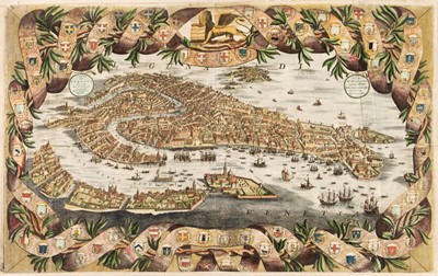 Lot 123 - Venice. Coronelli (Vincenzo Maria), Citta di Venetia, circa 1690