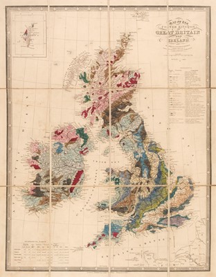 Lot 58 - Geological Maps. Wyld (James), Map of the United Kingdom of Great Britain...,  circa 1850