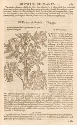 Lot 493 - Gerard (John). [The Herball Or Generall Historie of Plantes..., London: John Norton, 1597]