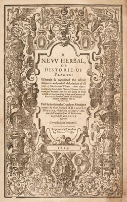 Lot 651 - Dodoens (Rembert). A New Herbal, or Historie of Plants, 1619