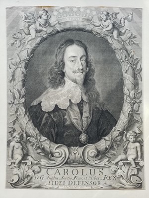 Lot 66 - White (Robert, 1645-1703). Carolus, after Van Dyck, 1685, & 1 other