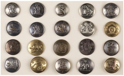 Lot 660 - Livery Buttons. A collection of approximately 200 livery buttons, 19th century and later