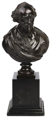 Lot 549 - Roubiliac (Louis-François, 1702-62). Bust of William Shakespeare,  after Roubiliac bronze