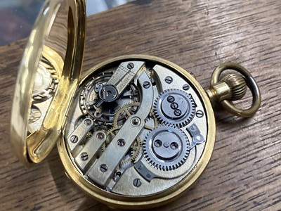 Lot 474 - Pocket Watch. An Edwardian 18ct gold open face pocket watch