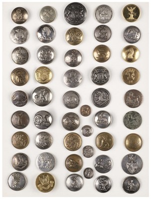 Lot 663 - Livery Buttons. A collection of 225 livery buttons, 19th century and later