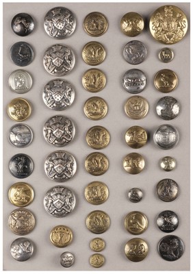 Lot 661 - Livery Buttons. A collection of 224 livery buttons, 19th century and later