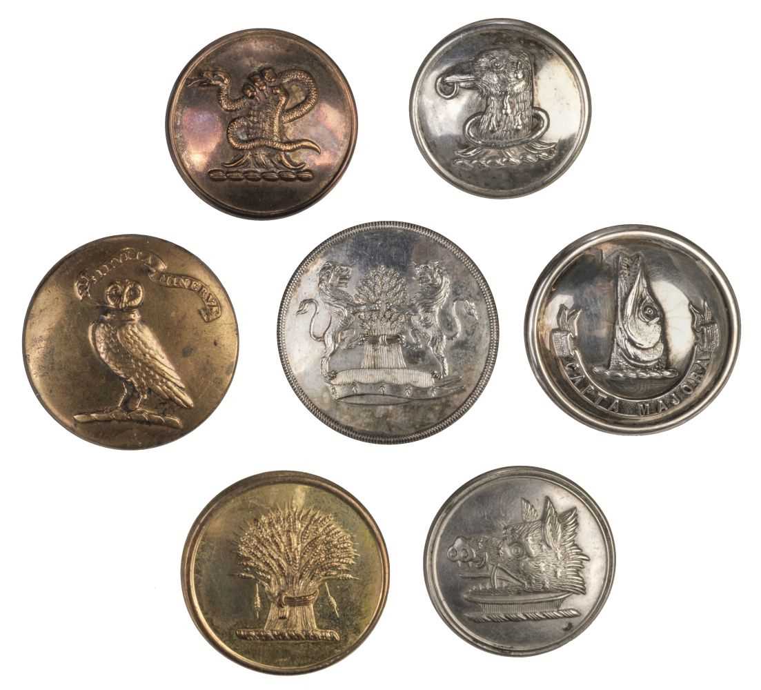 Lot 664 - Livery Buttons. A collection of