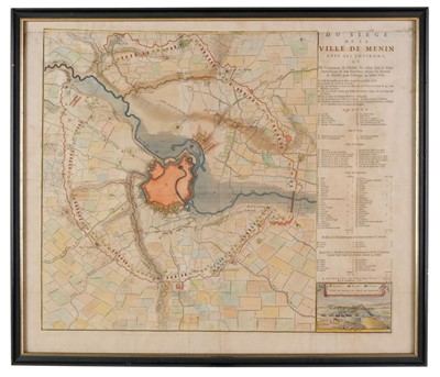 Lot 33 - Military Siege Maps. Harrewyn (J.). Three siege maps, circa 1710