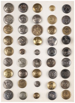 Lot 662 - Livery Buttons. A collection of 225 livery buttons, 19th century and later