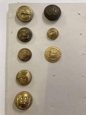 Lot 671 - Maritime Buttons. A collection of approximately 495 Naval, Maritime buttons