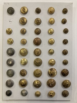 Lot 671 - Maritime Buttons. A collection of approximately 495 Naval, Maritime buttons