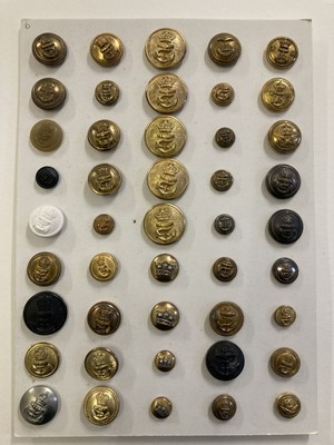 Lot 671 - Maritime Buttons. A collection of approximately 495 Naval, Maritime buttons