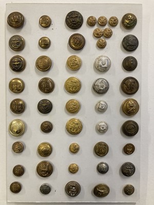 Lot 671 - Maritime Buttons. A collection of approximately 495 Naval, Maritime buttons