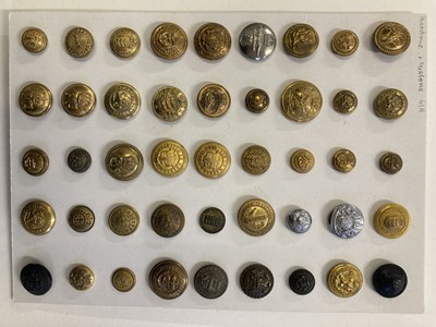 Lot 671 - Maritime Buttons. A collection of approximately 495 Naval, Maritime buttons