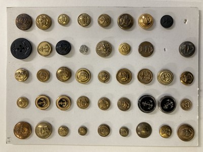 Lot 671 - Maritime Buttons. A collection of approximately 495 Naval, Maritime buttons