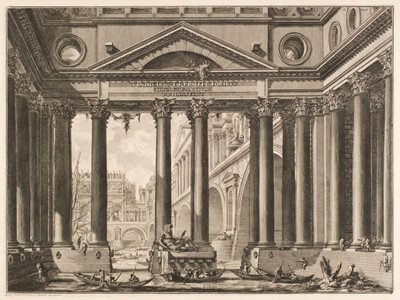 Lot 76 - Piranesi (Giovanni Battista, 1720-1778). Frontispiece to Le Antichità Romane IV, 1756