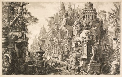 Lot 74 - Piranesi (Giovanni Battista, 1720-1778). Frontispiece to Le Antichità Romane II, 1756