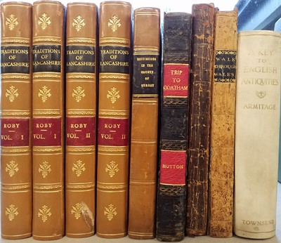 Lot 12 - Roby (John). Traditions of Lancashire, 4 vols., 2nd series, 2nd edition, 1830-31