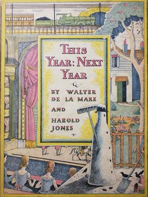 Lot 113 - De La Mare (Walter & Jones, Harold). This Year: Next Year, London: Faber & Faber, October 1937