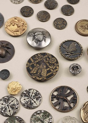 Lot 648 - Fashion Buttons. A collection of approximately 475 fashion buttons, mostly early 20th century