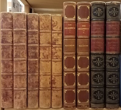 Lot 77 - 1822 Chaucer (Geoffrey). The Canterbury Tales, 5 volumes, 1822