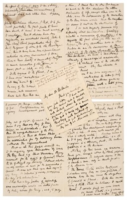 Lot 337 - Pusey (Edward Bouverie Pusey, 1800-1882), A group of 3 Autograph Letters Signed