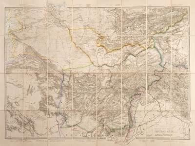 Lot 33 - Central Asia. Wyld (James), Wyld's Military Staff Map of Central Asia and Afghanistan, circa 1880