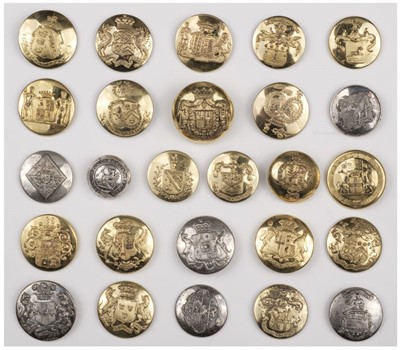 Lot 668 - Livery Buttons. A fine collection of 85 livery buttons mostly 19th century