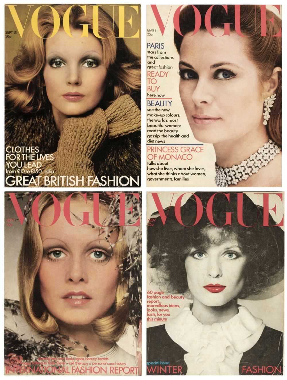 Vogue Collection Riviste Lot 410 - VogueA. A collection of approximately 185 UK