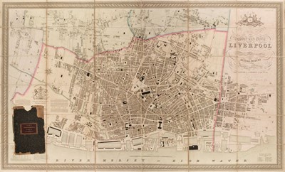Lot 107 - Liverpool. Gage (Michael Alexander), Map of Liverpool, 1836