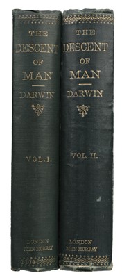 Lot 536 - Darwin (Charles). The Descent of Man, 2 volumes, 1st edition, 2nd issue, London: John Murray, 1871